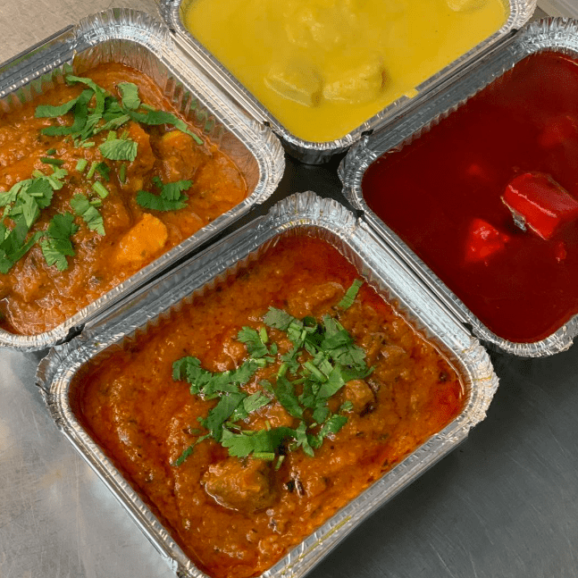 Indian curry, korma and biryani served at Original India takeaway in Larkhall 
